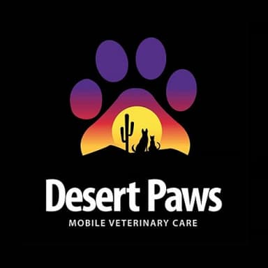 Desert Paws Mobile Veterinary Care Logo