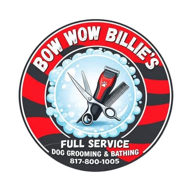 Bow Wow Billie's Dog Grooming and Bathing Logo