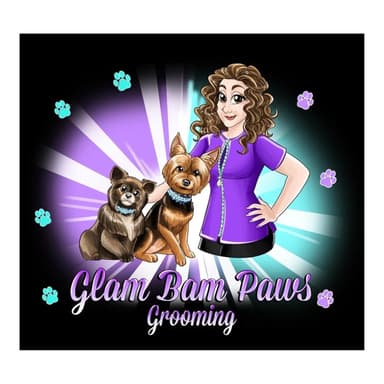 Glam Bam Paws Logo