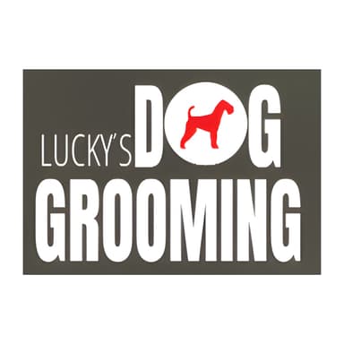 Lucky's Dog Grooming Burbank Logo