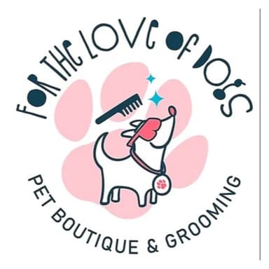 For The Love Of Dogs Pet Boutique & Grooming Logo