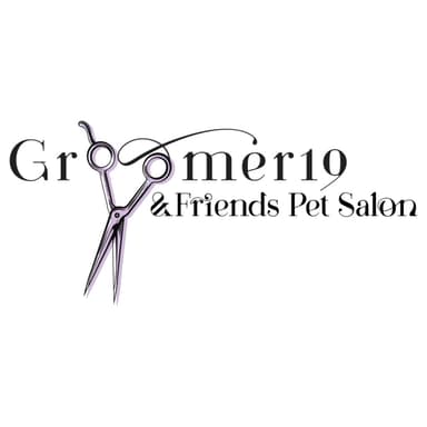 Groomer19 & Friends Pet Salon Logo