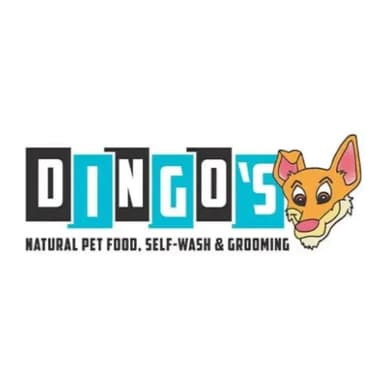 Dingo's Natural Pet Food, Self-Wash & Grooming Logo