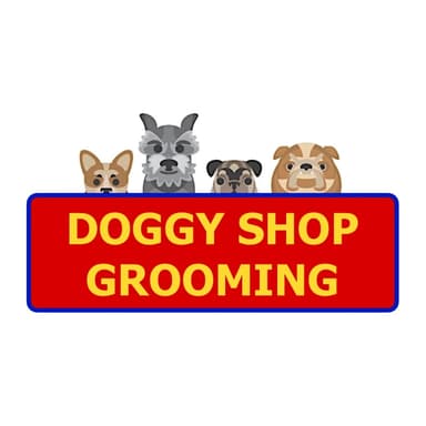 Doggy Shop Grooming Logo