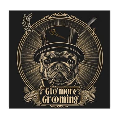 Glo'more Grooming Logo