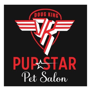 Doug King’s Pup Star Pet Salon Logo