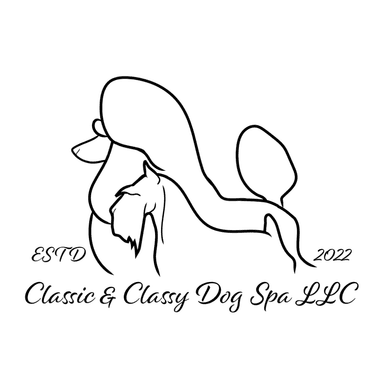 Classic & Classy Dog Spa Logo