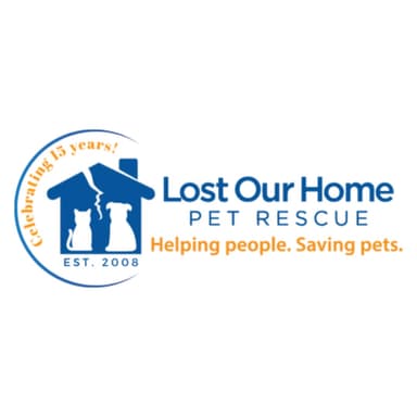 Lost Our Home Pet Rescue Logo