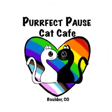 Purrfect Pause Cat Cafe Logo