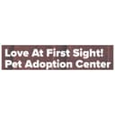 Love at First Sight! Pet Adoption Center Logo