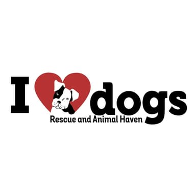 I Heart Dogs Rescue and Animal Haven Logo