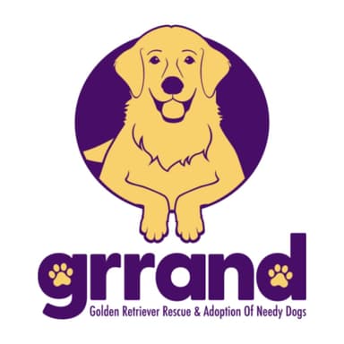 Golden Retriever Rescue & Adoption of Needy Dogs Logo